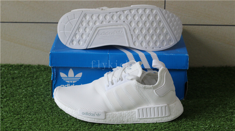 Real Boost Adidas NMD Mesh Triple White